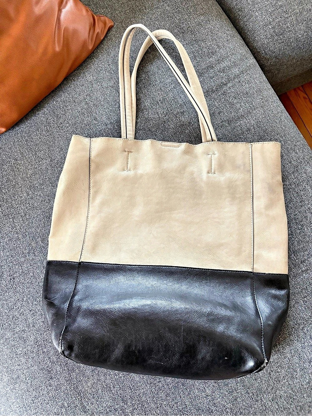 Simons 3 in 1 Color Block Tote Bag